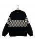 SUPREME (シュプリーム) Checkerboard Pilled Sweater ブラック×ホワイト サイズ:Ｌ：32000円