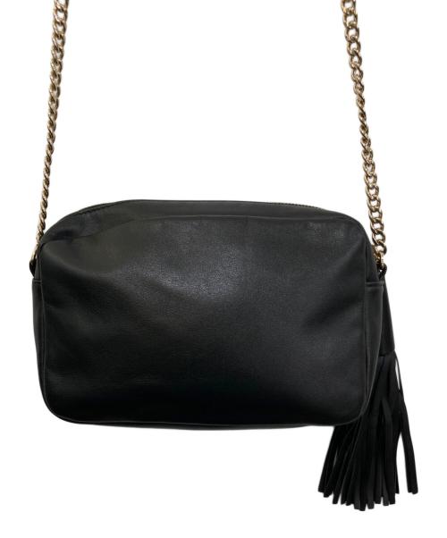 JIMMY CHOO（ジミーチュウ）JIMMY CHOO (ジミーチュウ) ATHINI CAMERA BAG ブラックの古着・服飾アイテム
