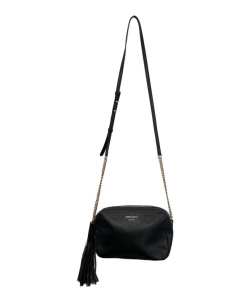 JIMMY CHOO（ジミーチュウ）JIMMY CHOO (ジミーチュウ) ATHINI CAMERA BAG ブラックの古着・服飾アイテム
