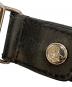 中古・古着 Vivienne Westwood (ヴィヴィアンウエストウッド) LINE ORB SQUARE BUCKLE BELT ブラック：12000円