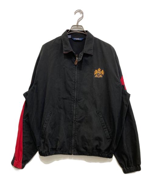 POLO RALPH LAUREN（ポロ・ラルフローレン）POLO RALPH LAUREN (ポロ・ラルフローレン) ナンバリングスイングトップ ブラック サイズ:Lの古着・服飾アイテム