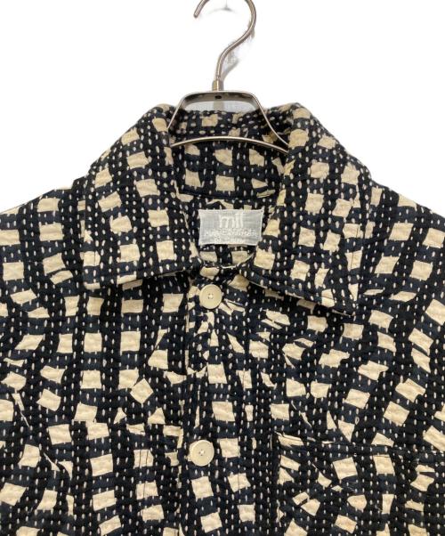 mii（ミー）mii (ミー) 刺繍ブルゾン　MW2173 ブラック サイズ:Lの古着・服飾アイテム