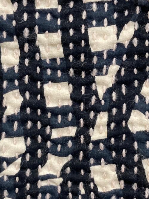 mii（ミー）mii (ミー) 刺繍ブルゾン　MW2173 ブラック サイズ:Lの古着・服飾アイテム