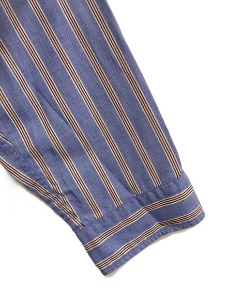 ENCOMING（インカミング）ENCOMING (インカミング) インカミング ストライプ シャツ　SS22-SPSH ブルー サイズ:Lの古着・服飾アイテム