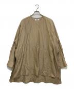 REVERBERRTEリヴァーベレイト）の古着「PULLOVER LONG SHIRT　REV-25SS-SH06」｜ベージュ