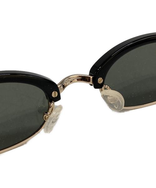 ALEXANDER McQUEEN（アレキサンダーマックイーン）ALEXANDER McQUEEN (アレキサンダーマックイーン) Round Sunglasses　AM0534S ブラックの古着・服飾アイテム
