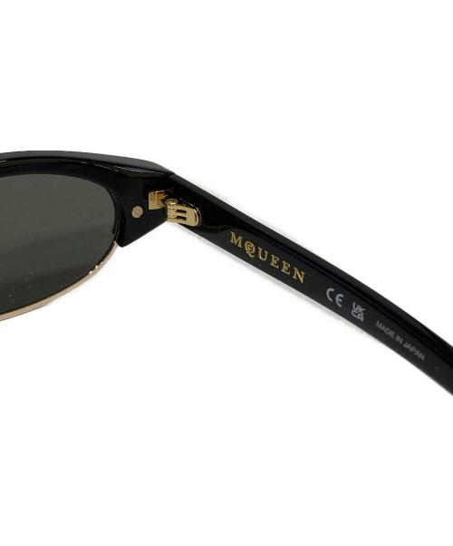 ALEXANDER McQUEEN（アレキサンダーマックイーン）ALEXANDER McQUEEN (アレキサンダーマックイーン) Round Sunglasses　AM0534S ブラックの古着・服飾アイテム