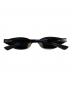 ALEXANDER McQUEEN (アレキサンダーマックイーン) Round Sunglasses　AM0534S ブラック：15000円