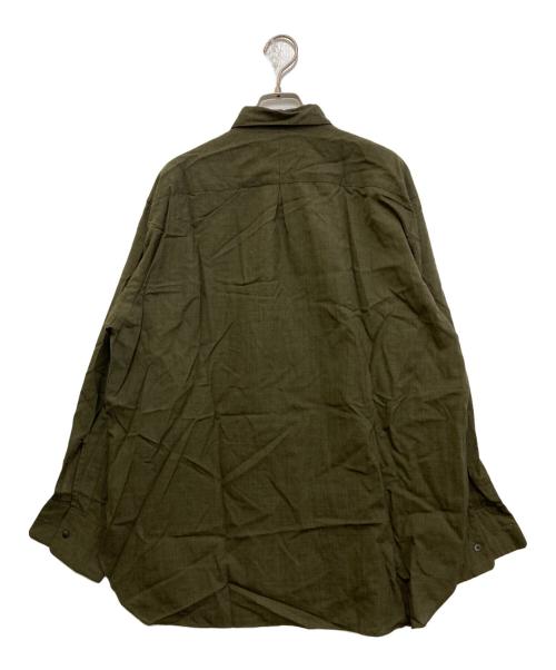 MARKAWARE（マーカウェア）MARKAWARE (マーカウェア) COMFORT FIT SHIRTS SUPER120s WOOL TROPICAL　A20A-06SH01C カーキ サイズ:1の古着・服飾アイテム