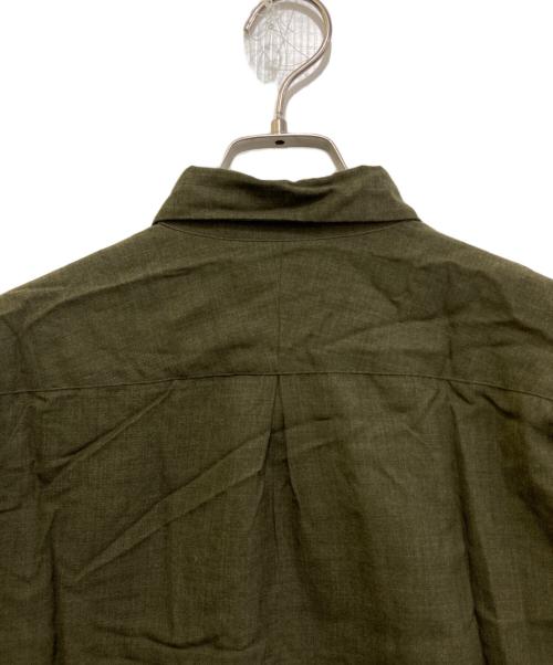 MARKAWARE（マーカウェア）MARKAWARE (マーカウェア) COMFORT FIT SHIRTS SUPER120s WOOL TROPICAL　A20A-06SH01C カーキ サイズ:1の古着・服飾アイテム