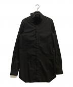 RICK OWENSリックオウエンス）の古着「ISLAND SHIRTS　RU18F1295P」｜ブラック
