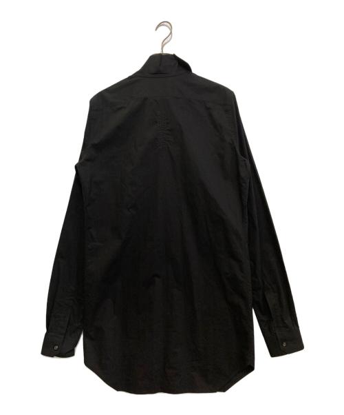 RICK OWENS（リックオウエンス）RICK OWENS (リックオウエンス) ISLAND SHIRTS　RU18F1295P ブラック サイズ:IT48の古着・服飾アイテム