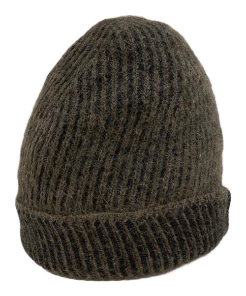 RICK OWENS（リックオウエンス）RICK OWENS (リックオウエンス) ニット帽　RU19F4494-KFI ブラウンの古着・服飾アイテム