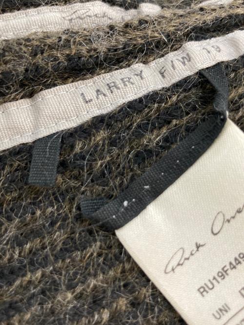 RICK OWENS（リックオウエンス）RICK OWENS (リックオウエンス) ニット帽　RU19F4494-KFI ブラウンの古着・服飾アイテム
