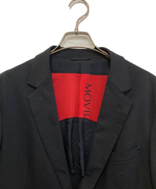 movb（モーヴ）movb (モーヴ) シングル2Bノッチド・トラベルジャケット JK-013PR ブラック サイズ:48の古着・服飾アイテム