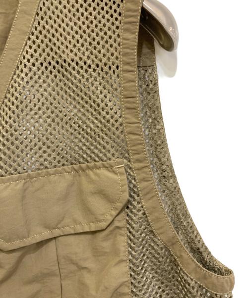 THE NORTHFACE PURPLELABEL（ザ・ノースフェイス パープルレーベル）THE NORTHFACE PURPLELABEL (ザ・ノースフェイス パープルレーベル) Mesh Angler Vest　NP2914N ブラウン サイズ:Mの古着・服飾アイテム
