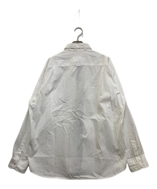 SOPHNET.（ソフネット）SOPHNET. (ソフネット) SUVIN GIZA SWITCHING RELAX-FIT SHIRT　SPNT-260009 ホワイト サイズ:3の古着・服飾アイテム