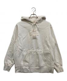 SUPREME（シュプリーム）の古着「cross box logo hooded sweatshirt」｜ホワイト