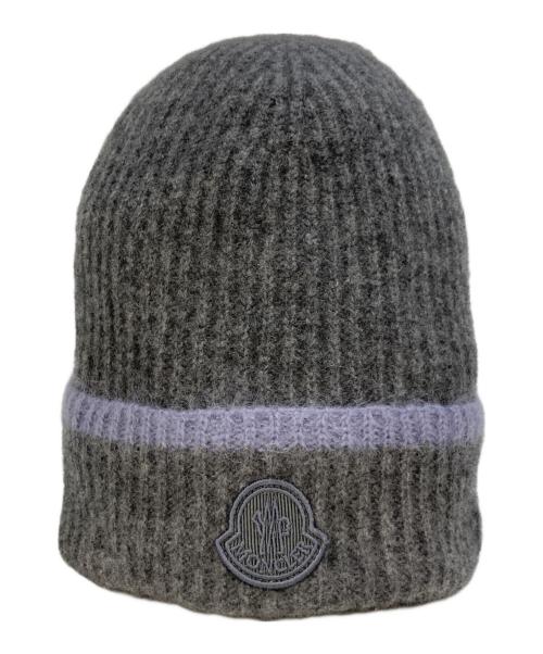 MONCLER（モンクレール）MONCLER (モンクレール) ロゴワッペンビーニー　H20933B00019 グレーの古着・服飾アイテム