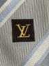 中古・古着 LOUIS VUITTON (ルイ ヴィトン) モノグラム総柄ネクタイ ブルー サイズ:不明(実寸をご参考下さい)：14000円