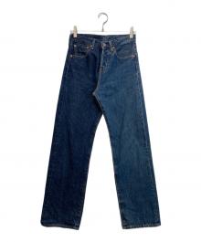 LEVI'S×BEAMS（リーバイス×ビームス）の古着「HALF & HALF COLLECTIONデニムパンツ　16452-0001」｜インディゴ