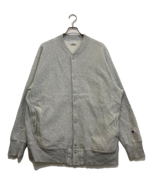 Champion REVERSE WEAVE（チャンピオン リバース ウィーブ）Champion REVERSE WEAVE (チャンピオン リバース ウィーブ) BEAMS (ビームス) スウェットカーディガン　C8-A035 グレー サイズ:XLの古着・服飾アイテム