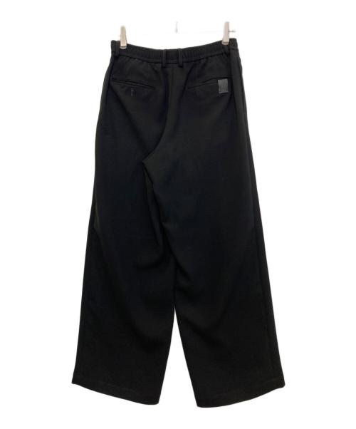 N.HOOLYWOOD（エヌ ハリウッド）N.HOOLYWOOD (エヌ ハリウッド) TUCKED TROUSERS 2222-PT23-098 peg ブラック サイズ:38の古着・服飾アイテム