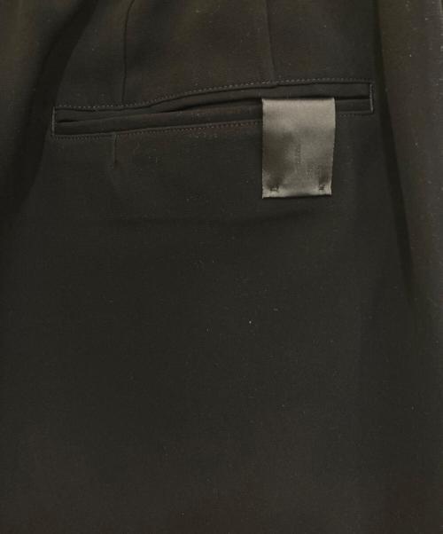 N.HOOLYWOOD（エヌ ハリウッド）N.HOOLYWOOD (エヌ ハリウッド) TUCKED TROUSERS 2222-PT23-098 peg ブラック サイズ:38の古着・服飾アイテム
