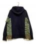 sacai (サカイ) Sponge Sweat × MA-1 Hoodie　SCM-036 ネイビー×カーキ サイズ:3：24000円