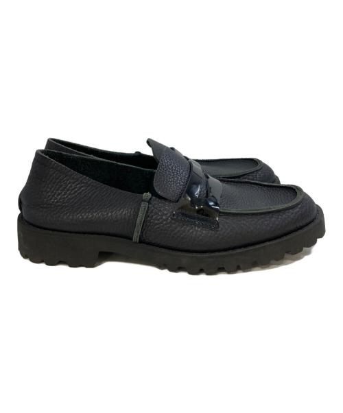 U-DOT（ユードット）U-DOT (ユードット) LOAFER SHRINK BLACK ブラック サイズ:23.0の古着・服飾アイテム