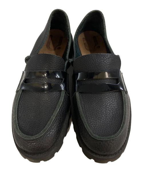 U-DOT（ユードット）U-DOT (ユードット) LOAFER SHRINK BLACK ブラック サイズ:23.0の古着・服飾アイテム