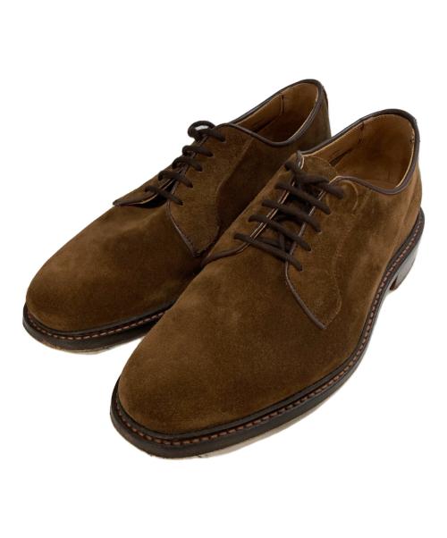 Tricker's（トリッカーズ）Tricker's (トリッカーズ) Robert Suede Derby Shoes 3616157 ブラウン サイズ:6 1/2の古着・服飾アイテム