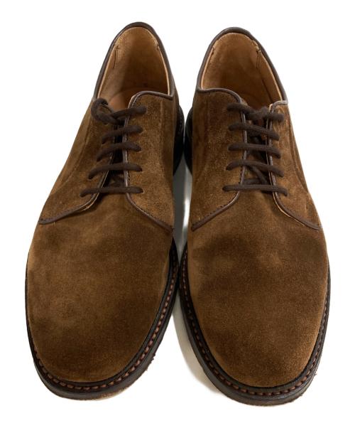Tricker's（トリッカーズ）Tricker's (トリッカーズ) Robert Suede Derby Shoes 3616157 ブラウン サイズ:6 1/2の古着・服飾アイテム