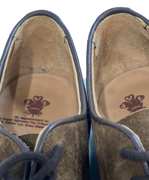 Tricker's（トリッカーズ）Tricker's (トリッカーズ) Robert Suede Derby Shoes 3616157 ブラウン サイズ:6 1/2の古着・服飾アイテム
