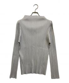 PLEATS PLEASE（プリーツプリーズ）の古着「カットソー　PP55-JK104」｜グレー