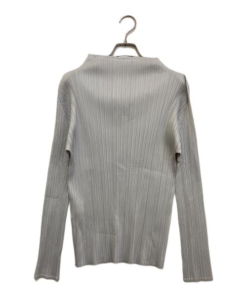 PLEATS PLEASE（プリーツプリーズ）PLEATS PLEASE (プリーツプリーズ) カットソー　PP55-JK104 グレー サイズ:4の古着・服飾アイテム