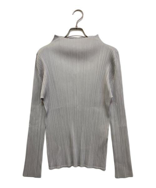 PLEATS PLEASE（プリーツプリーズ）PLEATS PLEASE (プリーツプリーズ) カットソー　PP55-JK104 グレー サイズ:4の古着・服飾アイテム