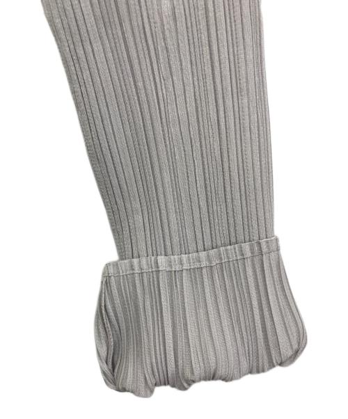 PLEATS PLEASE（プリーツプリーズ）PLEATS PLEASE (プリーツプリーズ) カットソー　PP55-JK104 グレー サイズ:4の古着・服飾アイテム