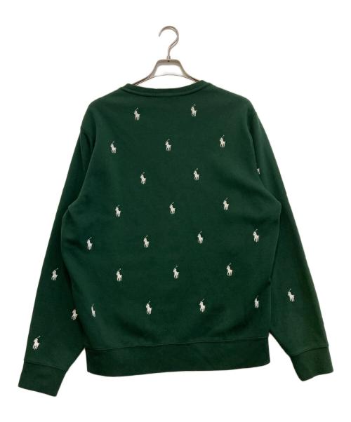 POLO RALPH LAUREN（ポロ・ラルフローレン）POLO RALPH LAUREN (ポロ・ラルフローレン) ドットポニースウェット グリーン サイズ:Lの古着・服飾アイテム