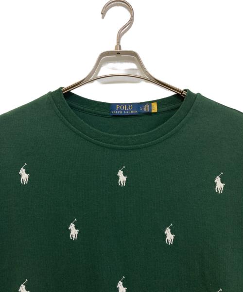 POLO RALPH LAUREN（ポロ・ラルフローレン）POLO RALPH LAUREN (ポロ・ラルフローレン) ドットポニースウェット グリーン サイズ:Lの古着・服飾アイテム