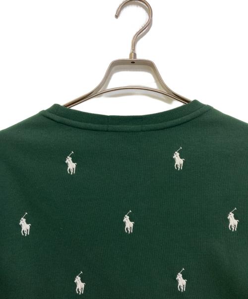POLO RALPH LAUREN（ポロ・ラルフローレン）POLO RALPH LAUREN (ポロ・ラルフローレン) ドットポニースウェット グリーン サイズ:Lの古着・服飾アイテム