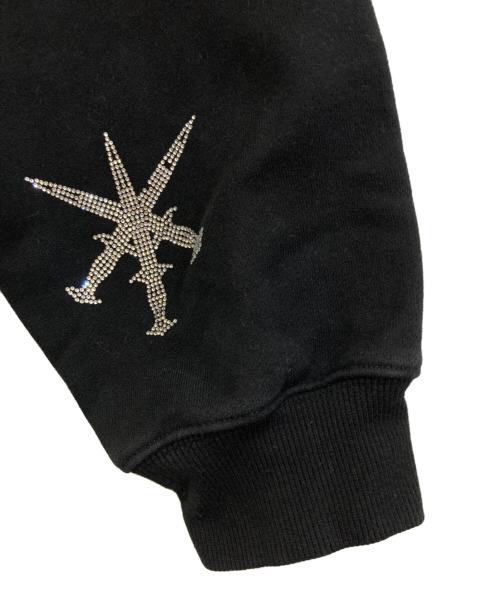 unknown（アンノウン）unknown (アンノウン) Ed Hardy (エド ハーディー) ジップパーカー ブラック サイズ:Lの古着・服飾アイテム