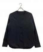 DESCENTEデサント）の古着「PERFORATED INSULATION SHIRT　DAMLGC22」｜ブラック