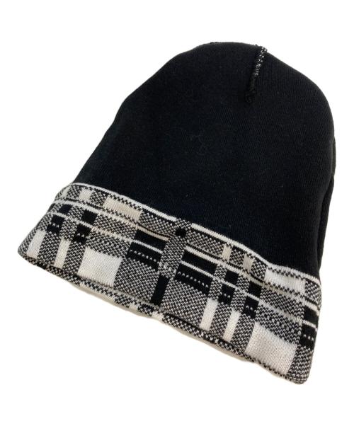 SUPREME（シュプリーム）SUPREME (シュプリーム) Big Logo Beanie ホワイト×ブラックの古着・服飾アイテム
