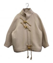 HYKE（ハイク）の古着「DOUBLE FACE DUFFLE JACKET」｜アイボリー