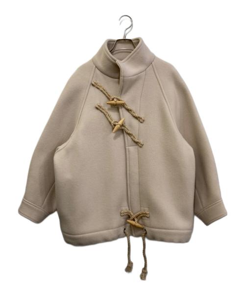 HYKE（ハイク）HYKE (ハイク) DOUBLE FACE DUFFLE JACKET アイボリー サイズ:1の古着・服飾アイテム