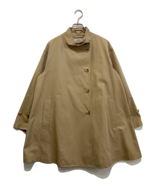 JOURNAL STANDARD relume（ジャーナルスタンダード レリューム）JOURNAL STANDARD relume (ジャーナルスタンダード レリューム) スタンドポンチョコート　24020462601010 ベージュ サイズ:36の古着・服飾アイテム