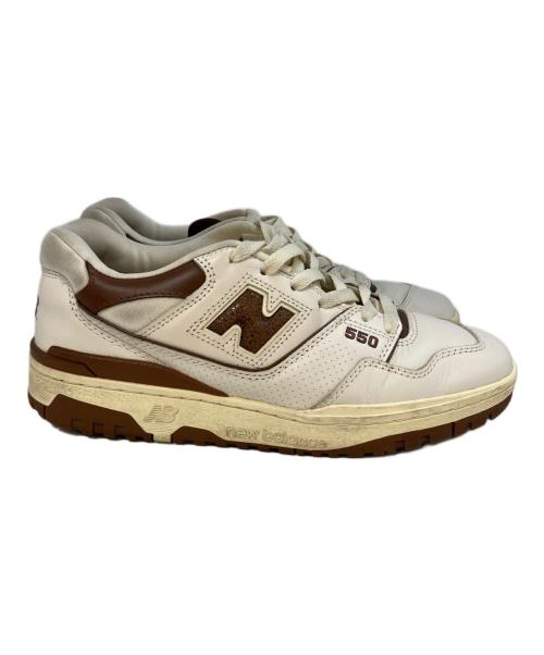 NEW BALANCE（ニューバランス）NEW BALANCE (ニューバランス) Aime Leon Dore (エメレオンドレ) ローカットスニーカー　BB550AB1 ブラウン サイズ:27の古着・服飾アイテム