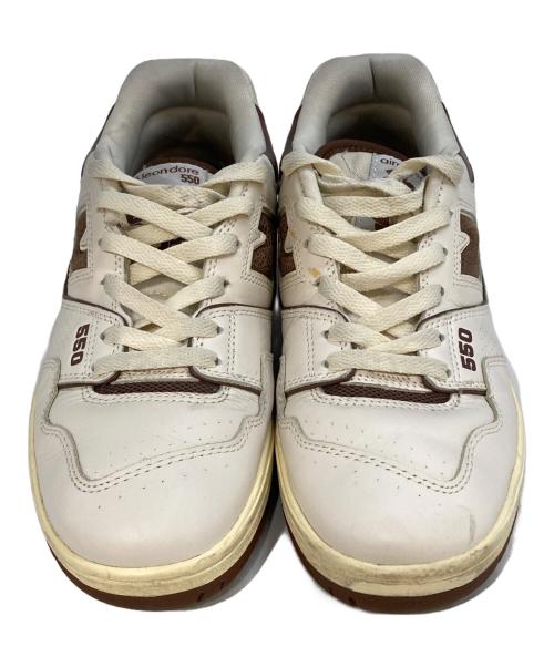 NEW BALANCE（ニューバランス）NEW BALANCE (ニューバランス) Aime Leon Dore (エメレオンドレ) ローカットスニーカー　BB550AB1 ブラウン サイズ:27の古着・服飾アイテム