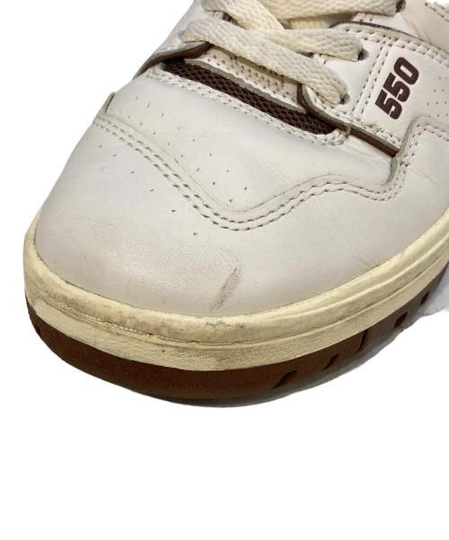 NEW BALANCE（ニューバランス）NEW BALANCE (ニューバランス) Aime Leon Dore (エメレオンドレ) ローカットスニーカー　BB550AB1 ブラウン サイズ:27の古着・服飾アイテム